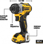 Дрель-шуруповерт аккумуляторная DeWALT DCF 601 D2 DCF601D2-QW