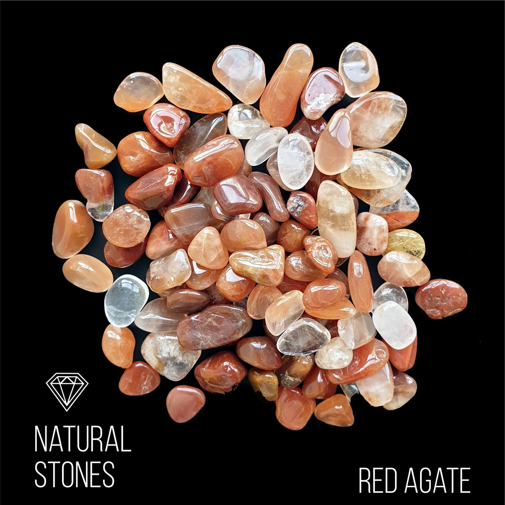 Натуральный камень Red Agate, 10-15 мм, 100гр