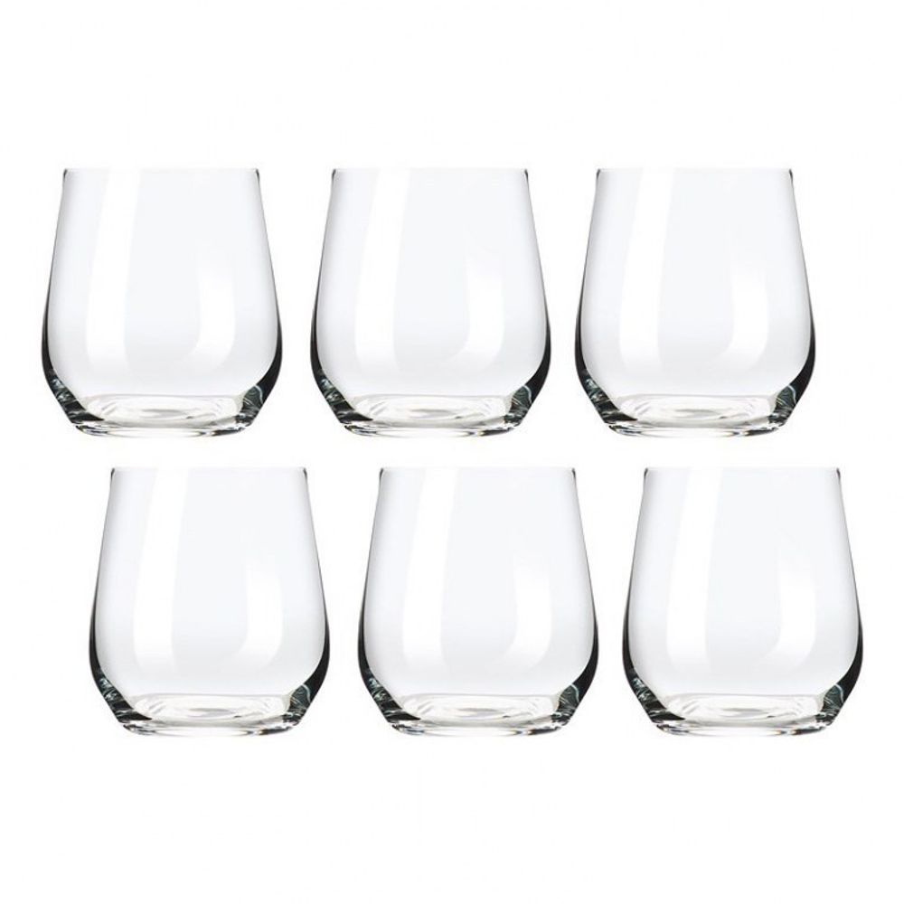 Набор из 6-ти стеклянных бокалов для вина MW827-AS0009, 455 мл, прозрачный