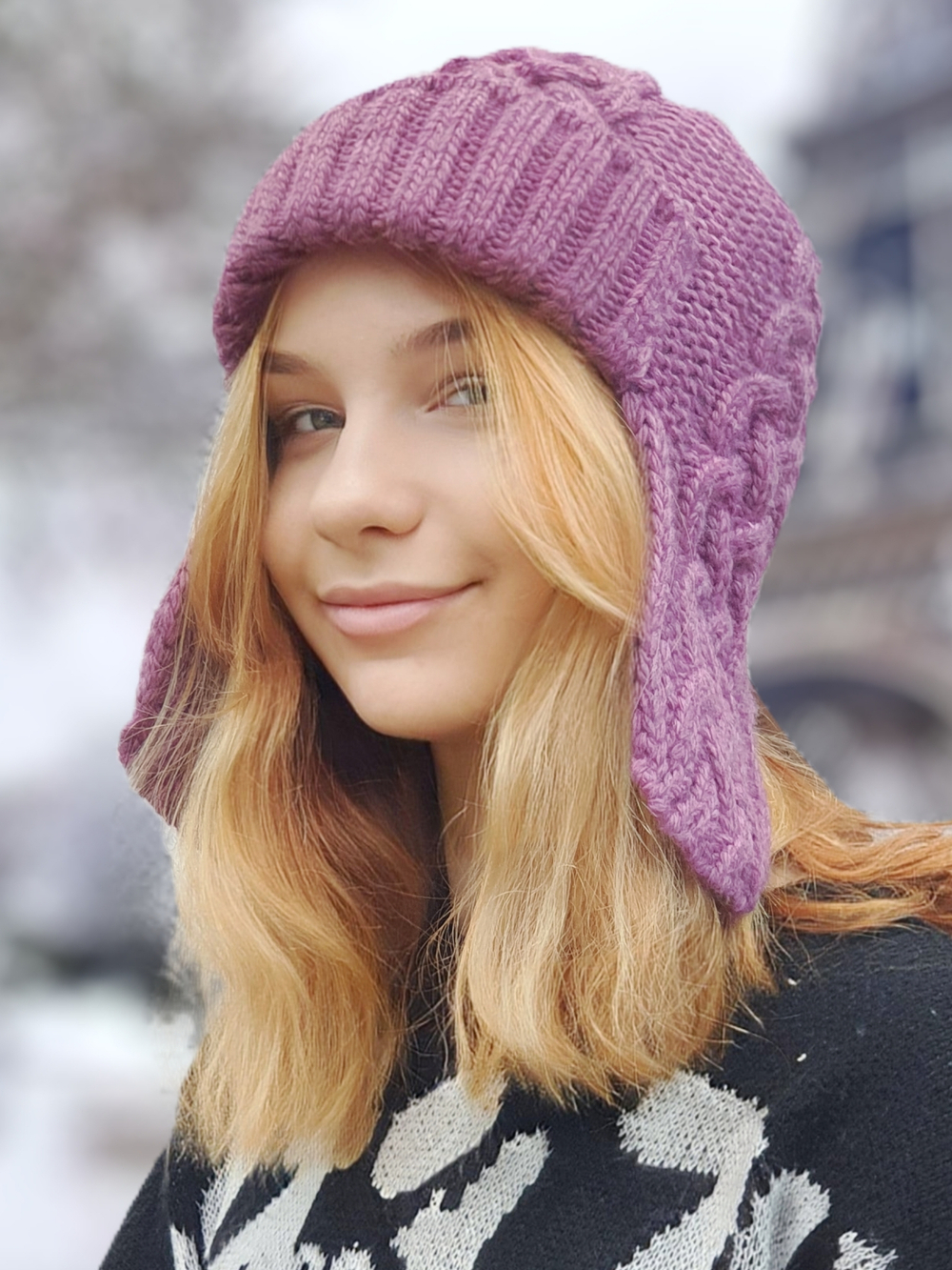 Шапка ушанка АЙС (Флис)