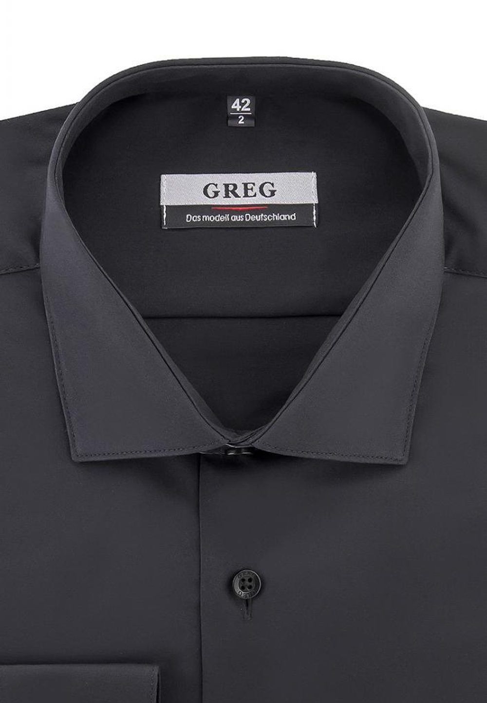 Сорочка GREG Сlassic fit 340/119/BLK "База"