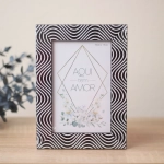 Фоторамка 10*15см «Верона» черный, пластик