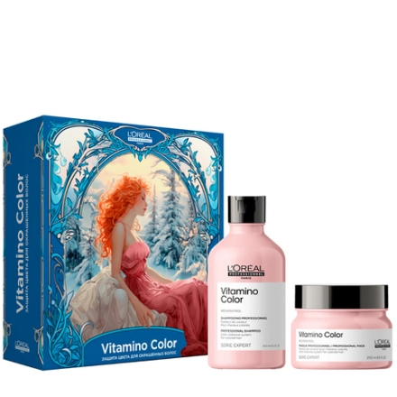 Набор для окрашенных волос (шампунь 300 мл + маска 250 мл) VITAMINO COLOR