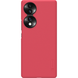 Тонкий жесткий чехол красного цвета от Nillkin для Huawei Honor 70, серия Super Frosted Shield