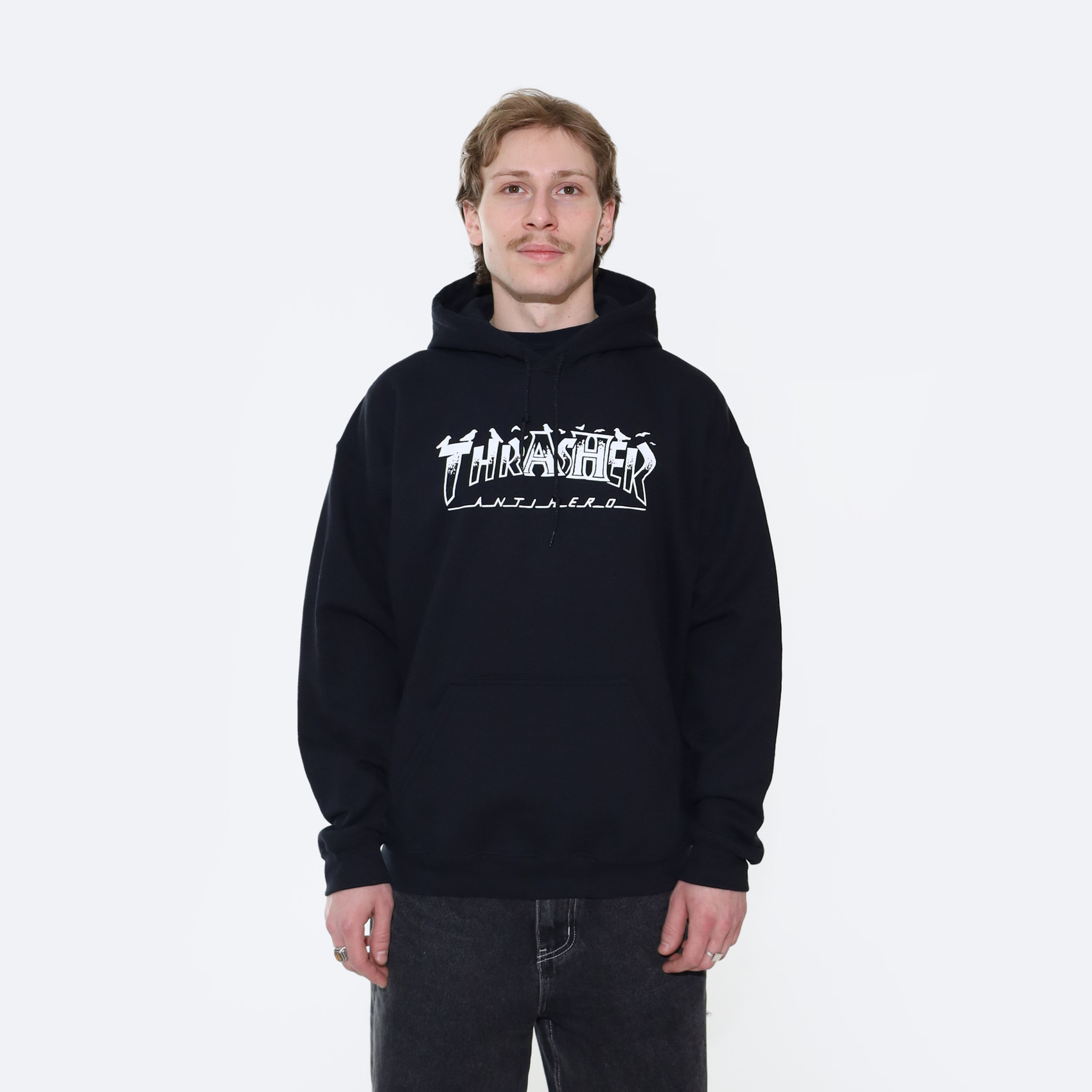 Худи Thrasher Pigeon Mag Hood (black) артикул: - купить в магазине Дайс
