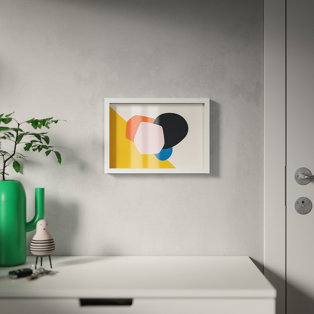 IKEA RÖDALM  (ИКЕА РÖДАЛМ)  -  Рамка, белая, 21x30 см