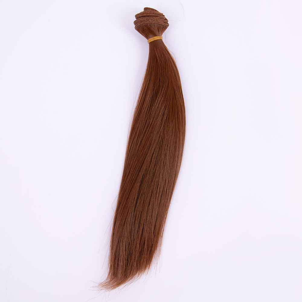 Трессы для кукол 25 см, 100 см, 34 г, 05 каштановый, HobbyBe HAR-3