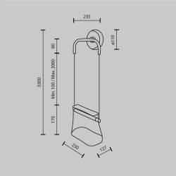 Бра Maytoni   MOD170WL-L8BS3K1