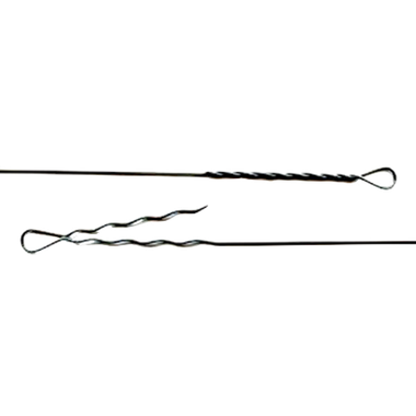 Поводок струна 15см Нерж. 13кг D=0.35мм  10шт  CS10-STC-150-13 Tagawa