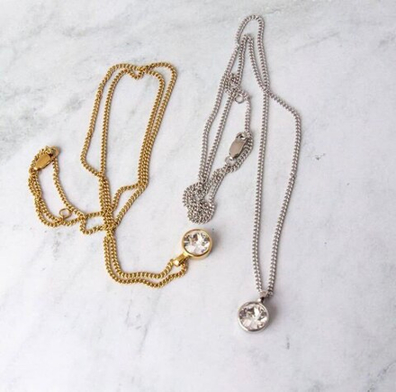 Колье Dyrberg Kern ETTE SG CRYSTAL 329679 BW/G