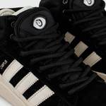 кроссовки Adidas Campus Mid Black / White Wmns Winter