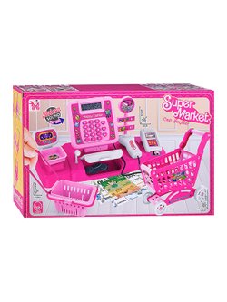 Игровой набор магазин с кассой и тележкой для покупок (71022-159)