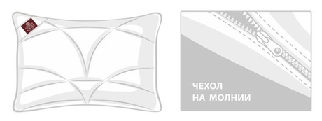 Подушка детская регулируемая 40х60 German Grass Bioline Baby Bio Cotton Grass