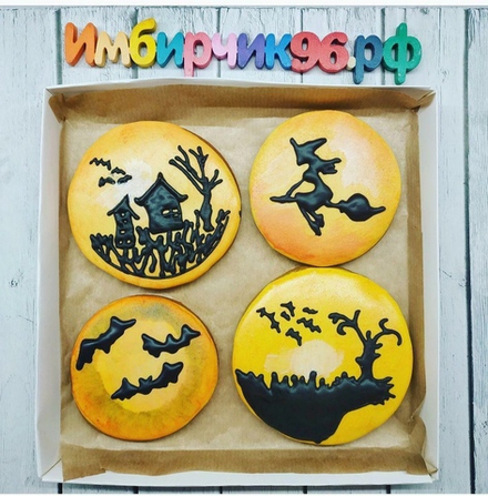 Имбирные пряники Хэллоуин