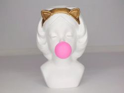 Кашпо - ваза "Девочка с жвачкой" 23х22х16см   7359311