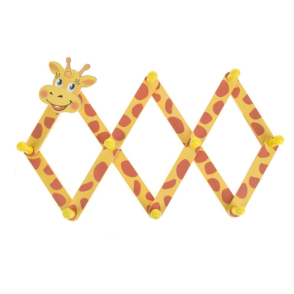 Вешалка-"гармошка" настенная (9-ть крючков) " " 30*17*4см. (4вида) (транспортная упаковка)