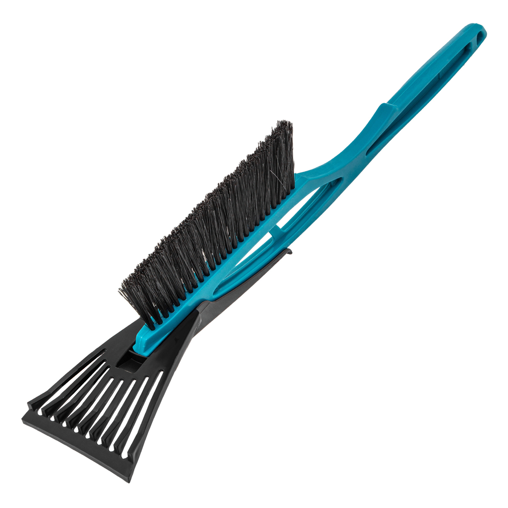 Щетка-сметка для снега со скребком 530 мм, бирюзовая Sparta