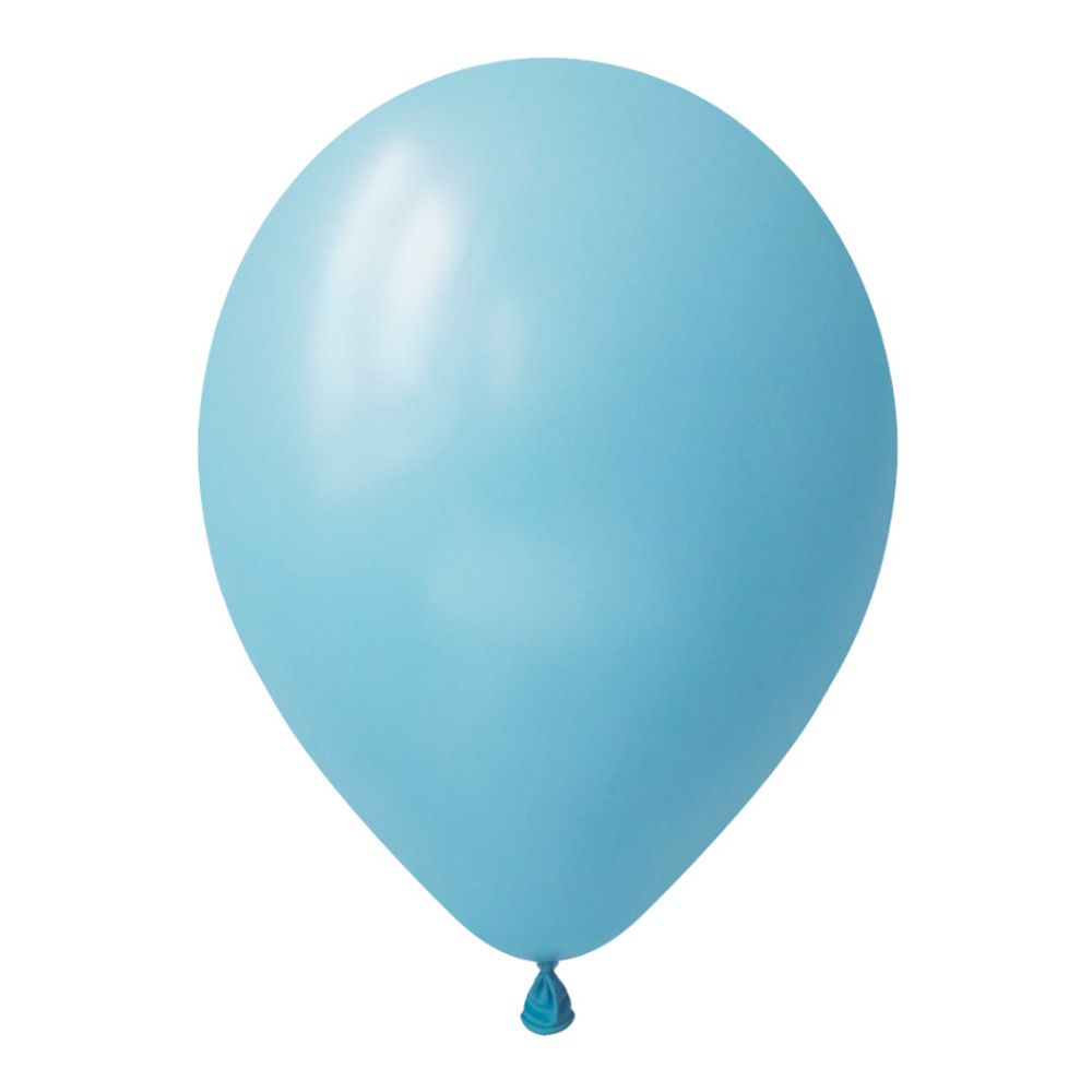 Голубой, Пастель / Light blue, латексный шар 50шт.