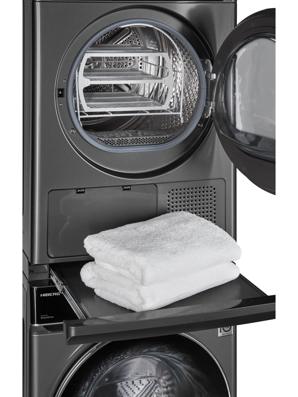 Сушильная машина Hiberg HDQ11 10 Sd + Стиральная машина Hiberg i-DDQ11 1014 Sd