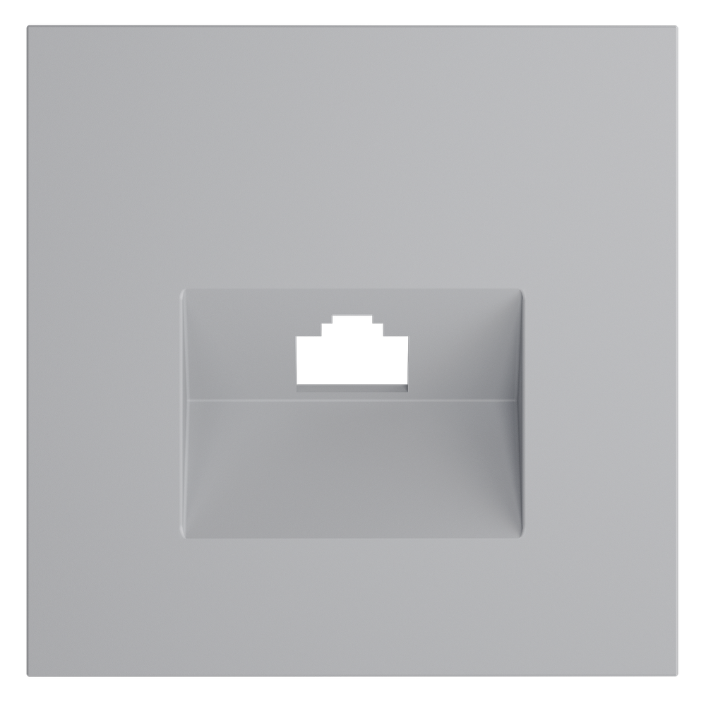 Накладка для розетки компьютерной RJ45 кат.6, S70 (серый)