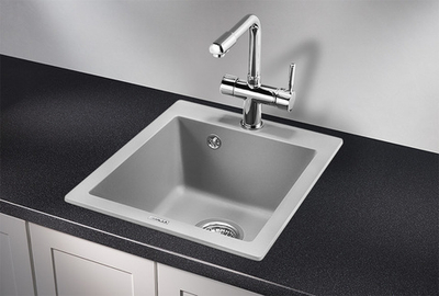 Granula 4201, АЛЮМИНИУМ, кухонная мойка, кварц