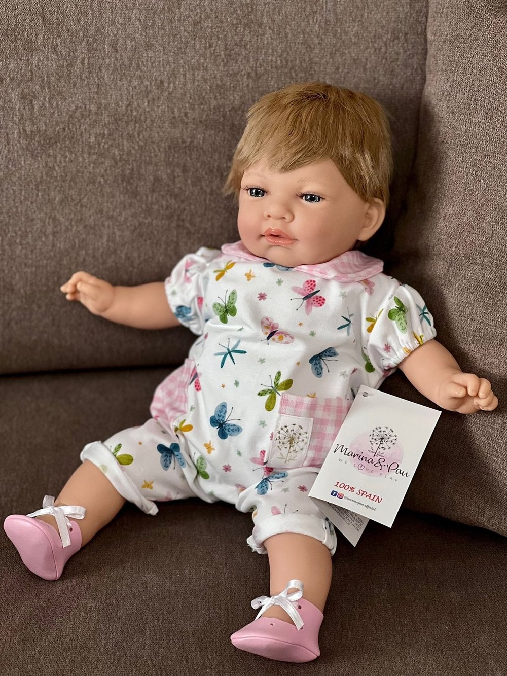 Кукла Marina and Pau 42 cм Sweet Baby мягконабивная (M736)