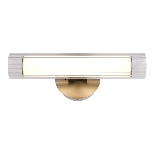 SL2010.121.01 Светильник настенный ST-Luce Никель/Белый, Прозрачный LED 1*7W 3000K/4000K ENFYS