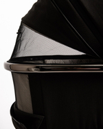 Детская коляска Peppy Tecla 3 в 1 с автокреслом First black Shadow Black Chrome Edition (Черный)