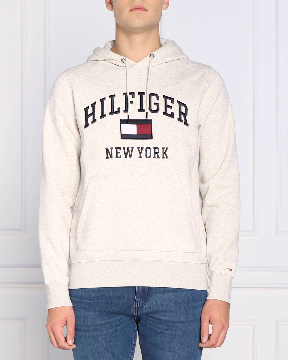 Худи modern Tommy Hilfiger - серый(MW0MW28173)