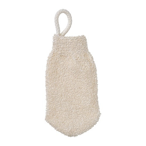 СКОГССАЛЛАТ SKOGSSALLAT Мочалка перчатка, бежевая