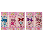 Наклейки-стразы Alingar, акриловые, "Бантик", крупный бант, цветы, пакет с европодвесом