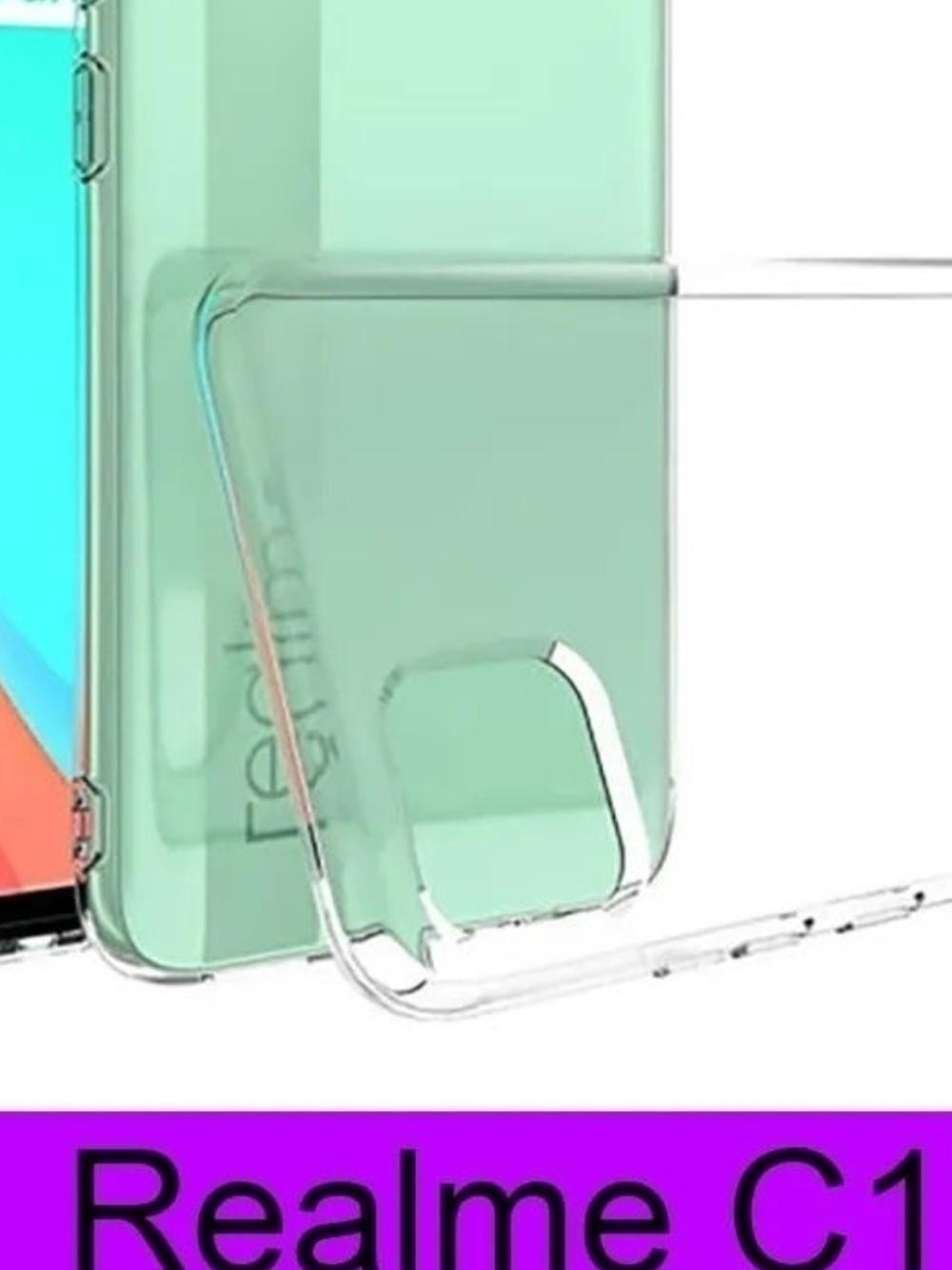 Накладка Realme C11 силикон прозрачный Zibelino