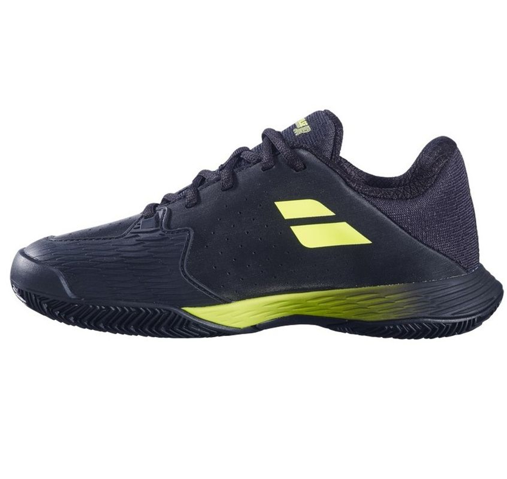 Детские теннисные кроссовки Babolat Propulse Junior 3 Clay - black/aero