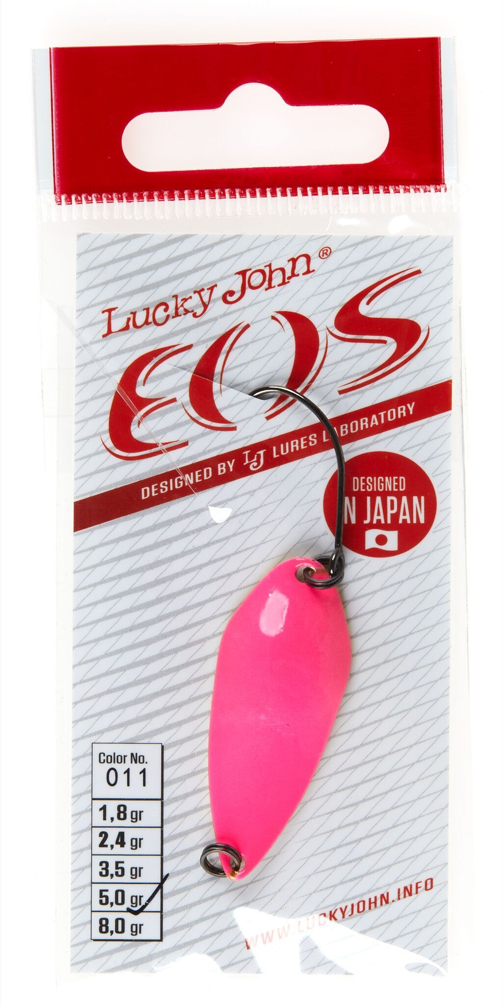 Блесна колеб. Lucky John EOS длин.39мм/05.0г 011