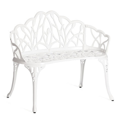 Скамья Secret De Maison Strauss (Штраус) алюминиевый сплав, 99хх56х76см, butter white