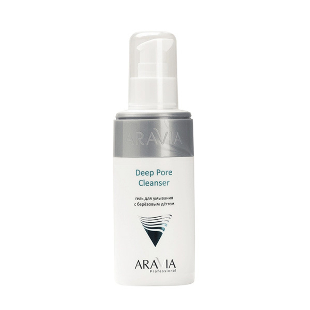 Гель для умывания с Березовым дегтем Aravia Professional Deep Pore Cleanser 150мл