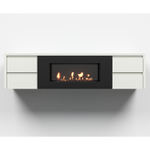 Тумба с биокамином Firelight BFP/P-1700 lux белая