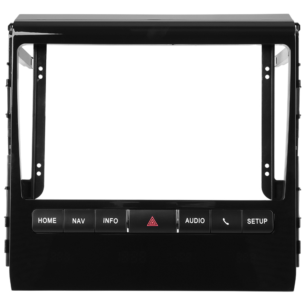 Комплект рамки с разъёмами 9" Toyota Land Cruiser 200 11(F1)2015-2021 с JBL и 360, монитор открыт - Car-Smart 9106F1