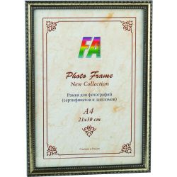 FA пластик Кружево серебро 15х21 | FA фототовары