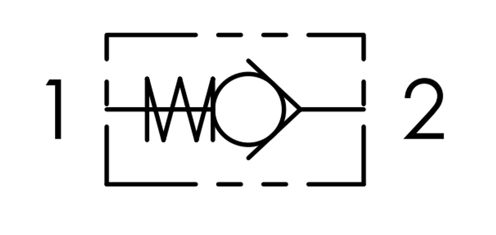 Обратный клапан VU 1/2"