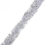 Мишура 2 м 6 см «Изумрудный блеск», Серебро