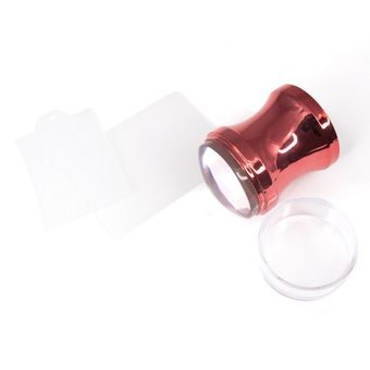 Печать для стемпинга силикон, красная