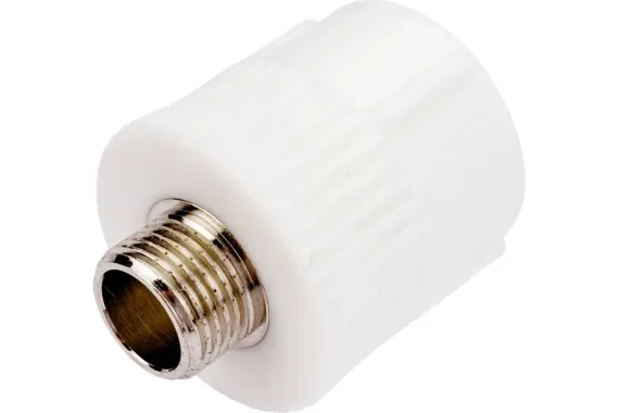 Муфта TEBO сварка НР 32*1/2&quot; белая 35165