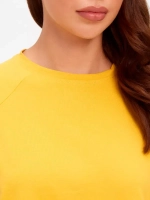 Туника оверсайз ассиметричная желтый