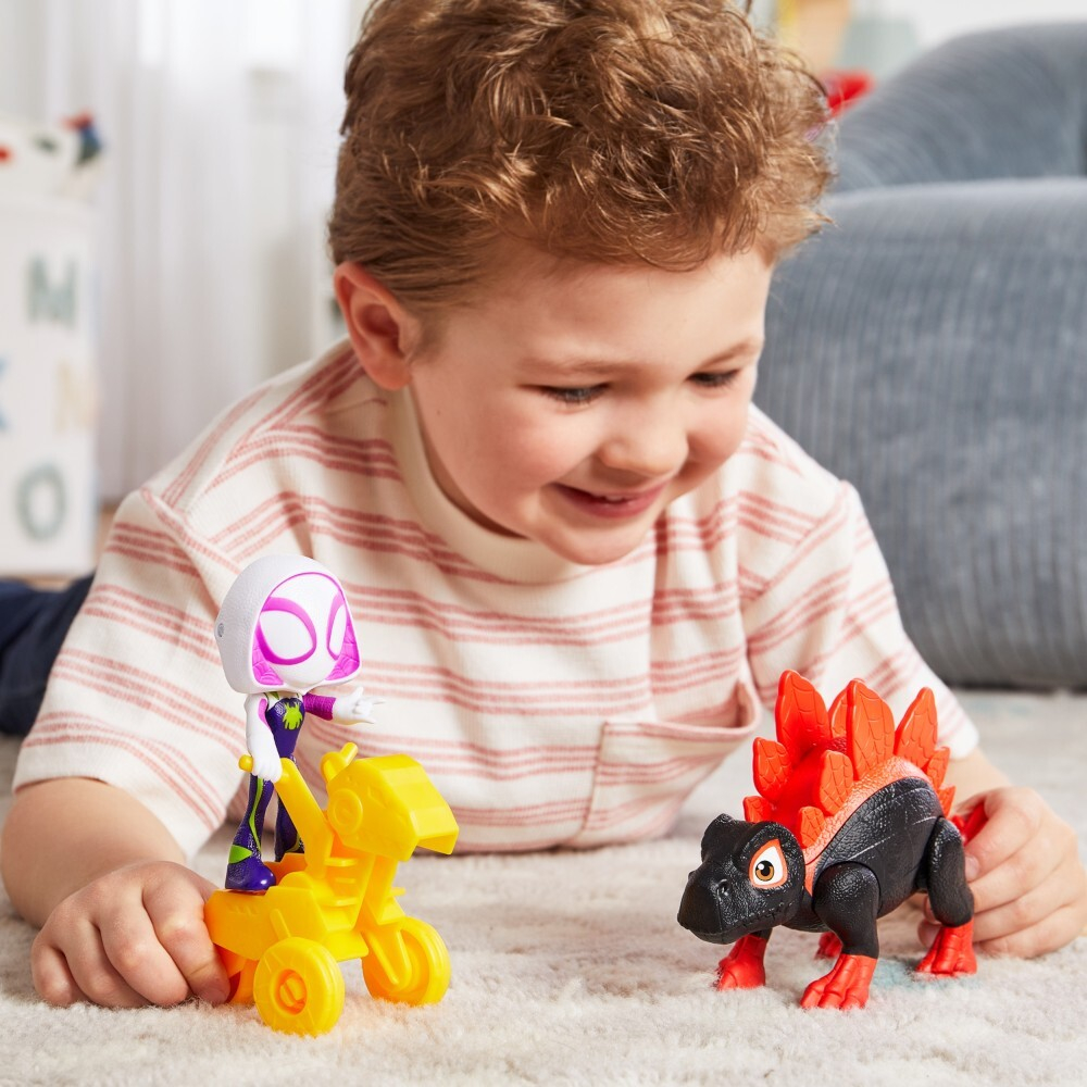 Hasbro Spidey and the Super Buddies - Dino Spin и Ghost-Spider 2-PAK Figurines G0125 / артикул   F9482 G0125  / GTIN 5010996234858