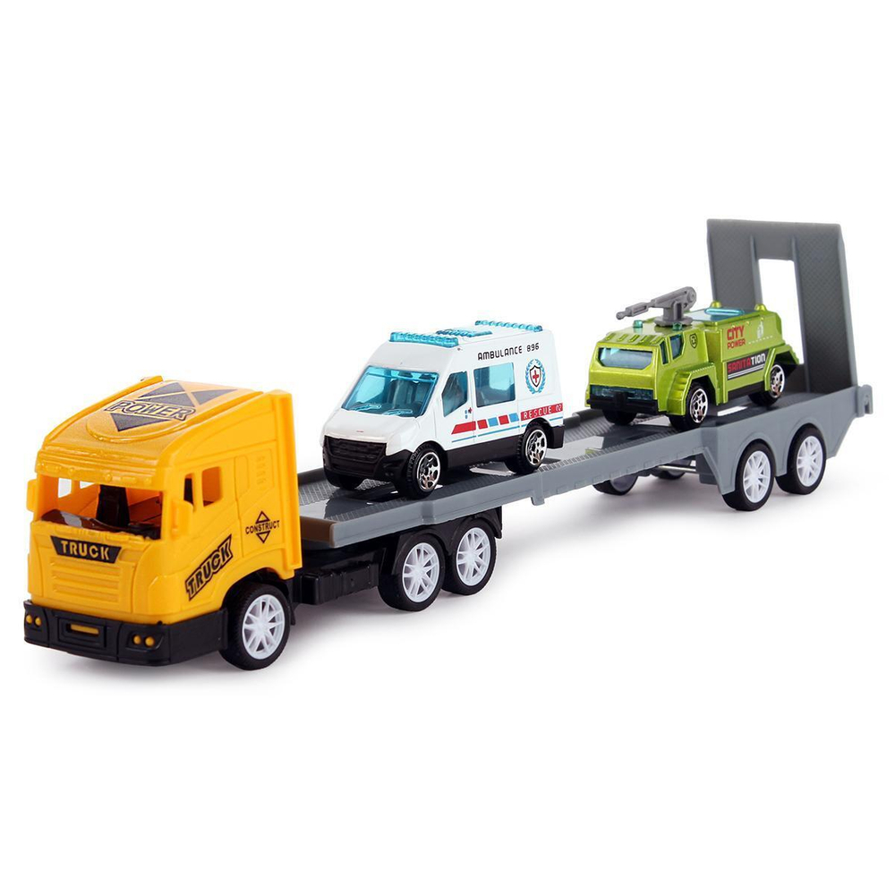 Автовоз ин. +машины, коробка S919-2