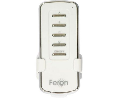 FERON TM74 выключатель дистанционный 230V 1000W 4-х канальный 30м с пультом управления, белый 23263