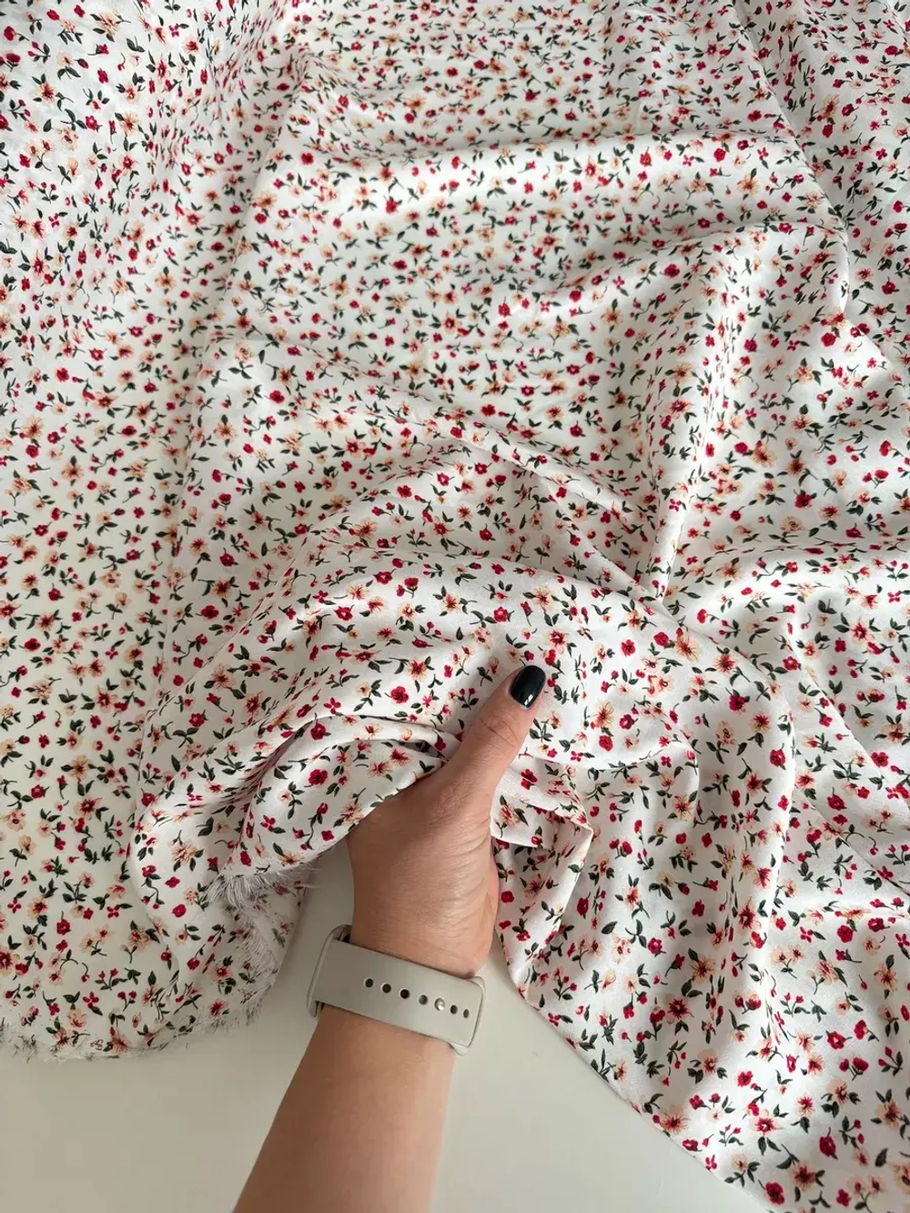 Ткань штапель для шитья 3 м плательная летняя вискозная