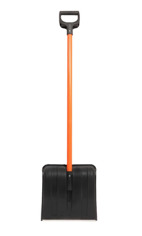 Пластмассовая снеговая лопата с алюминиевым черенком и V-образной ручкой Gigant AVG-06