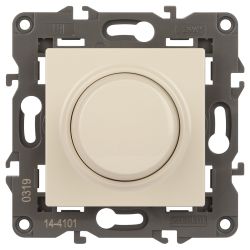 14-4101-02 ЭРА Светорегулятор поворотно-нажимной, 400ВА 230В, IP20, Эра Elegance, сл.кость | Elegance Слоновая кость